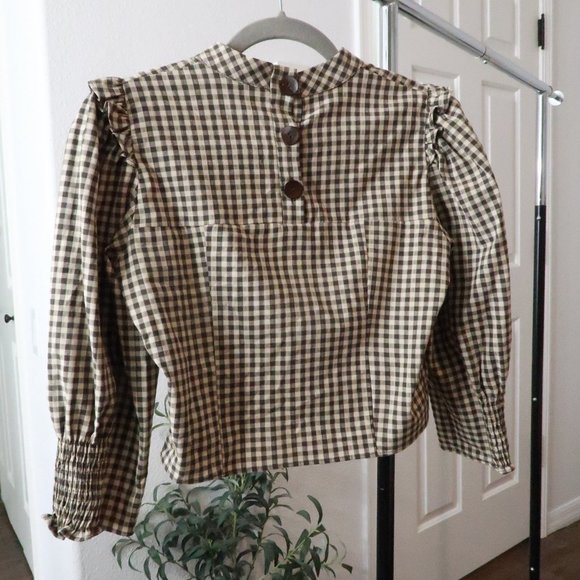 cropped balloon long sleeve top from Zara - Picture 6 of 7